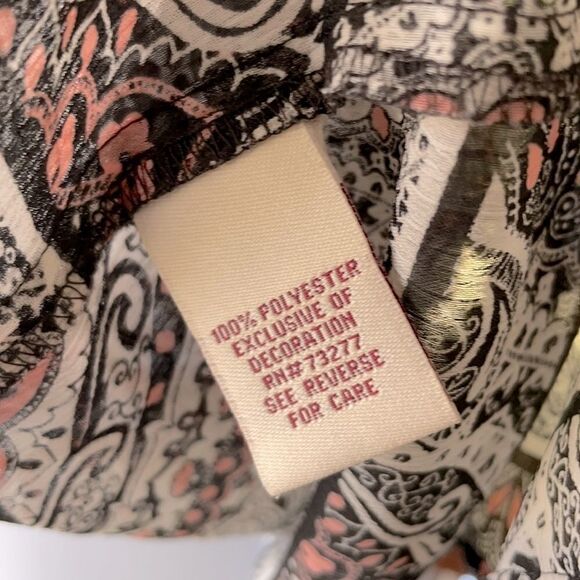 MUDD Boho Print Top Size M - Picture 7 of 9